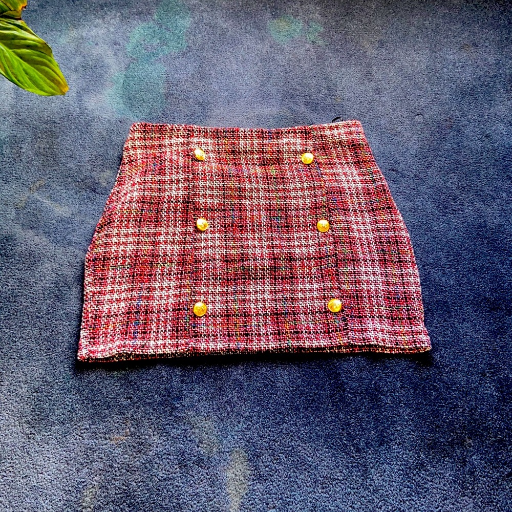 Plaid Mini Skirt